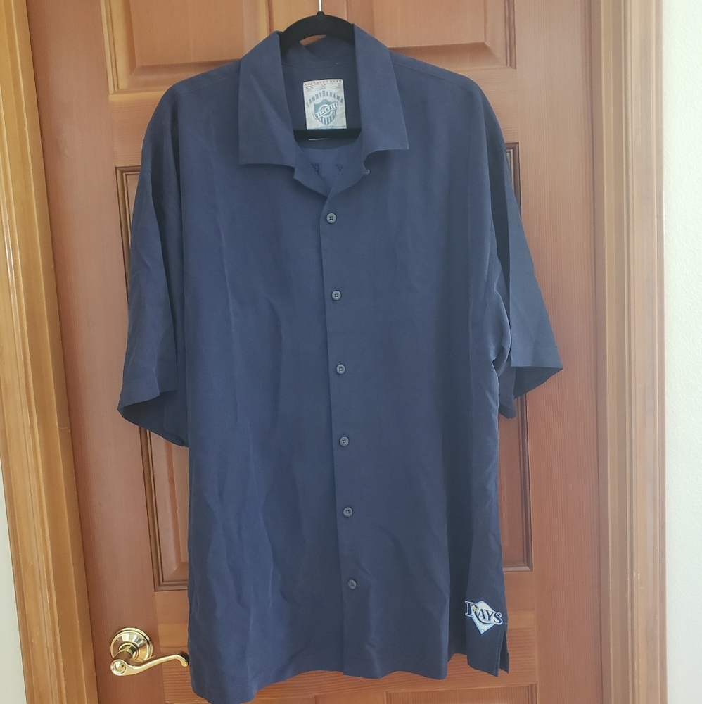Tommy Bahma Ray's Baseball Silk Button Down